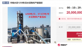 跌價了？又一熟料產能指標掛牌出讓！